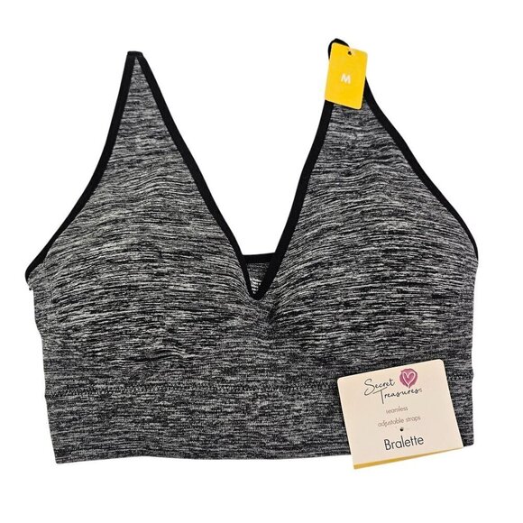 Secret Treasures Wireless Seamless Adjustable Strap Bralette – Size Medium NWT - Picture 6 of 9